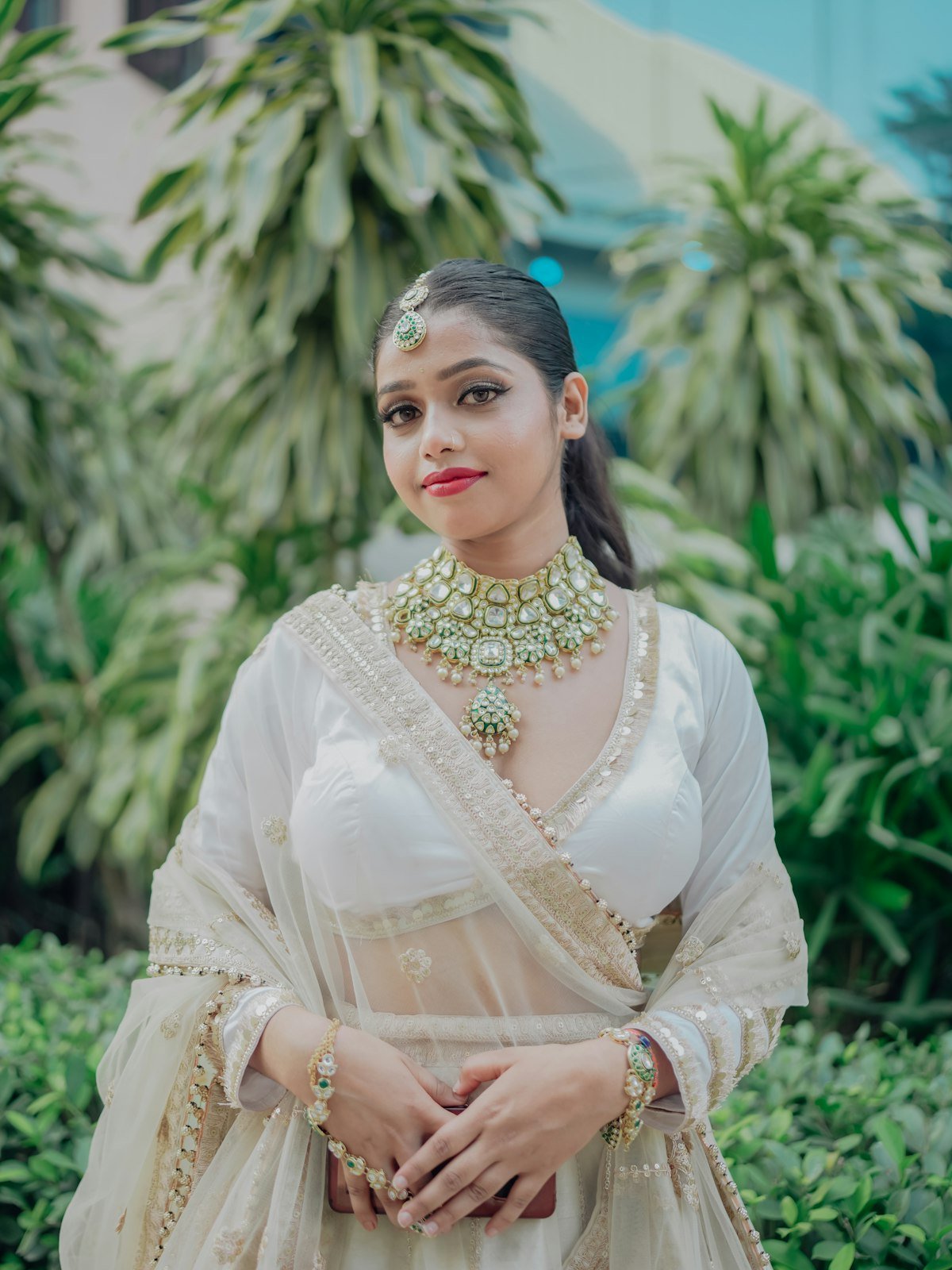 Alia-Inspired Ivory Bridal Lehenga